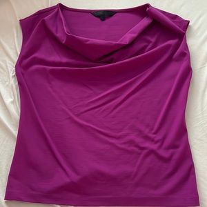 Rachel Roy Fuschia Cowl Neck Top